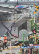 [속보] 코레일 "서소문 고가도로 붕괴로 서울역~신촌역 운행 중지"