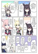 블루아카, 일섭) FOX소대의 작전회의.manga