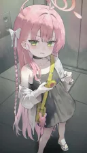 블루아카)어흐 하...하나코땅 아저씨랑 노..놀까?