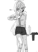 블루아카) 더운 정장 무츠키