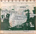 조선 왕조 시대인 1402년에 만들어진 가장 오래된 동양지도