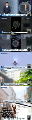 스트레스 풀려고 새총으로 쇠구슬 난사한 60대