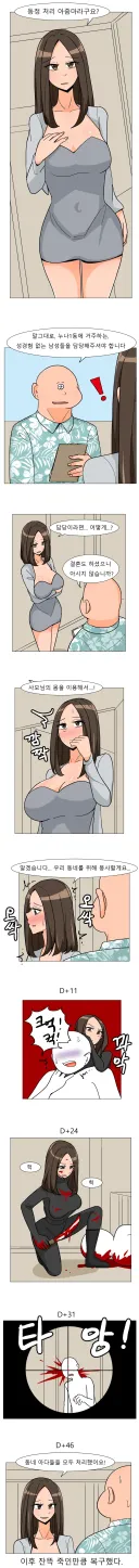 동정 처리 담당 유부녀 만화