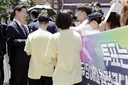 발달 장애인 투표 참정권 보장 촉구 의견 듣는 이재명 대통령