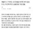 자랑거리 없는 삶에 현타가 온 여시 회원