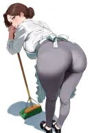 청소하는 아줌마 특징