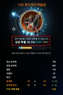무기 3돌->4돌 19번 실패하는거 이거맞냐