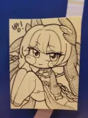 [트릭컬] 울형 현백 행사하는데 그림 붙인다고 그렸는데