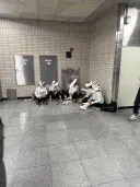 부산 북구갑에서 활동하는 한동훈 지지자들 모습