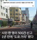 민원 500번 넣은 사람의 최후