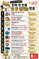 언젠가 한 번 쯤은 쓸 일이 생길 것 같은 번호
