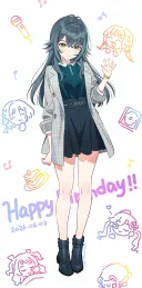 @)테마리 생일 공식 일러 귀엽네