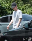 [포토] 방탄소년단 진, 투표 완료했어요!