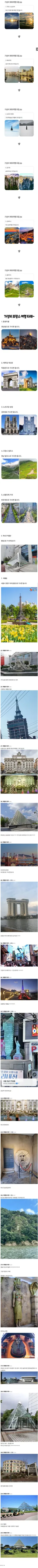 가성비 해외여행 꿀팁[스압]