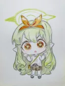 블루아카) 만약에 원작자 그림을 3차 창작 해본다면?