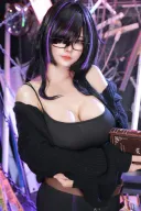 니케) 음침 거유 사서 코스프레