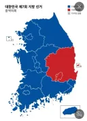 문재인vs이재명 집권 2년차 지방선거 결과