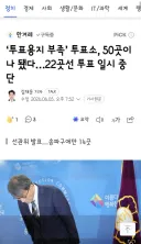 투표용지 부족’ 투표소, 50곳이나 됐다…22곳선 투표 일시 중단