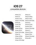 iOS27 지원 목록을 보니까 아이폰 11 시리즈 쓰시는 분들은 놓아 줄 때가 왔습니다.