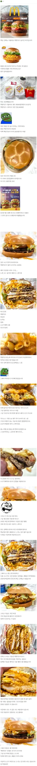 맥날 신메뉴 맥앤치즈 버거 후기