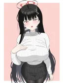 블루아카) 생일(아님) 기념 리오 그림