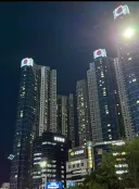 대구 범어 w아파트 태극기 전광판