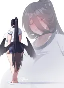 블루아카) 살쪘다고 절망하는 하스미 옆에서 비웃으면 무슨일이 일어날까