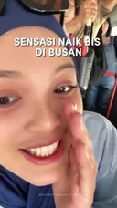 부산 버스를 탄 외국인.이니셜B