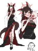 블루아카] 드레스 입은 와카모