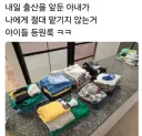 출산을 앞둔 아내가 남편에서 절대 안맡기는거