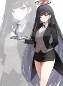 블루아카) 미니스커트 집사복 리오