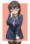 수수한 안경소녀 나만 좋아함?