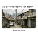요즘들어 너무 심하다는 서울과 지방 차이