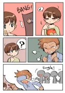 여친없다고 놀림받아 슬픈 형의 선택