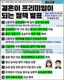 결혼이 프리미엄이 되는 정책 발표