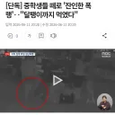 지적 장애인 폭행 중학생들