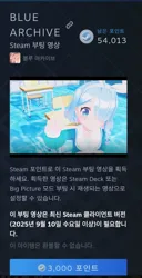 블아) 스팀덱 부팅영상중에 블루아카이브도 있었네
