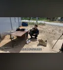 평생 묶여있던 시골똥개 산책시키기