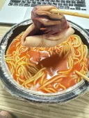 방금 짬뽕이 도칙했다!