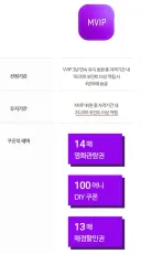 메가박스 MVIP 조건 상상을 초월하네요.;