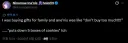 버튜버)가족 선물 챙기는 이나