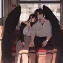 블루아카] 전철에서 자리 네 칸이나 먹는 애 박제한다 ㅋㅋ