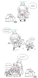 [블루아카] 노숙인이 밀레니엄 임원을 납치하는.manga
