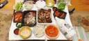텃밭에 약주고 고기 한입 했습니다