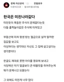 한국은 미친나라 같다는 블라인