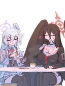블루아카) 사교모임이 끝난 후