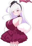 블루아카) 옳게 떡상한 드레스 무츠키