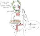 미국에게 피자를 대접하는 이탈리아