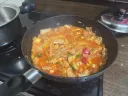백수 김치찌개 끓여써