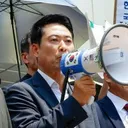 시위자.문앞 저지…체육단체...못들어가(종합)